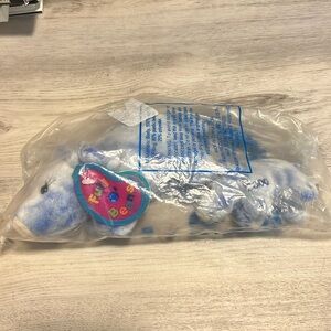 Avon Kids September Blueberry Pig Sapphire NEW 2000 Plush Full Of Beans
